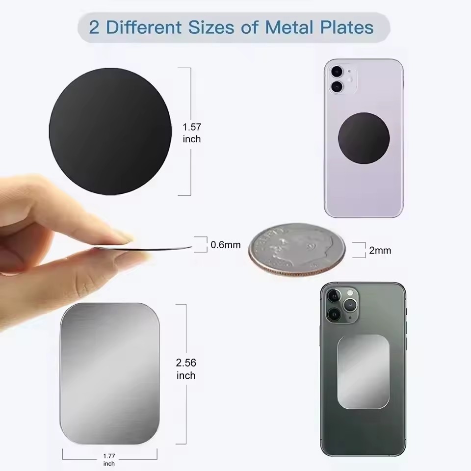 5/10pcs Magnetic Metal Plate D - Useful Tablet Accessories recension och pris