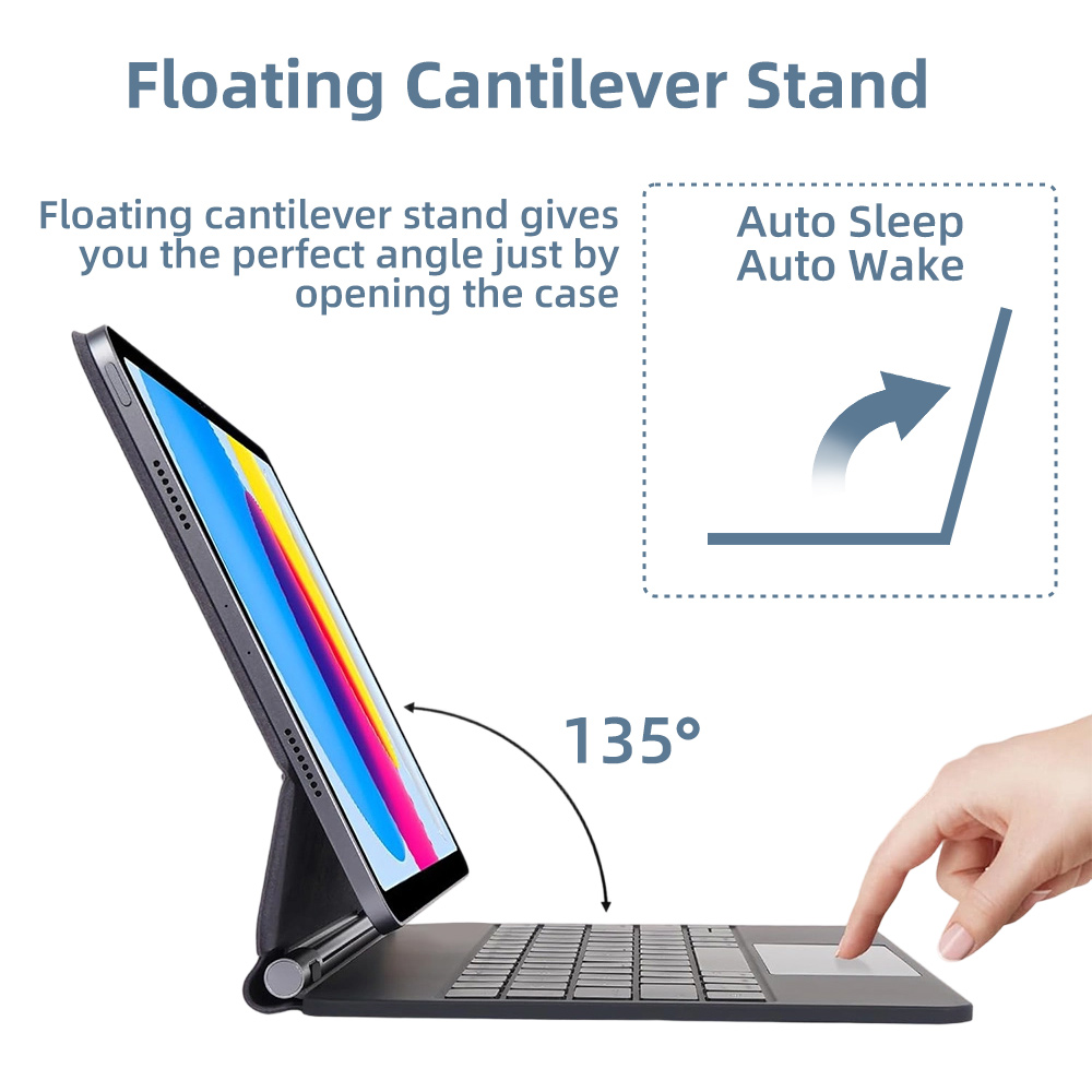 2026 Magic Keyboard with Bluet - Tablet Accessories Case recension och pris