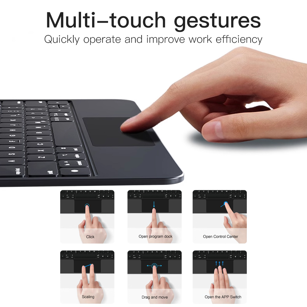 Wireless Keyboard With Magneti - Tablet Keyboard Case recension och pris
