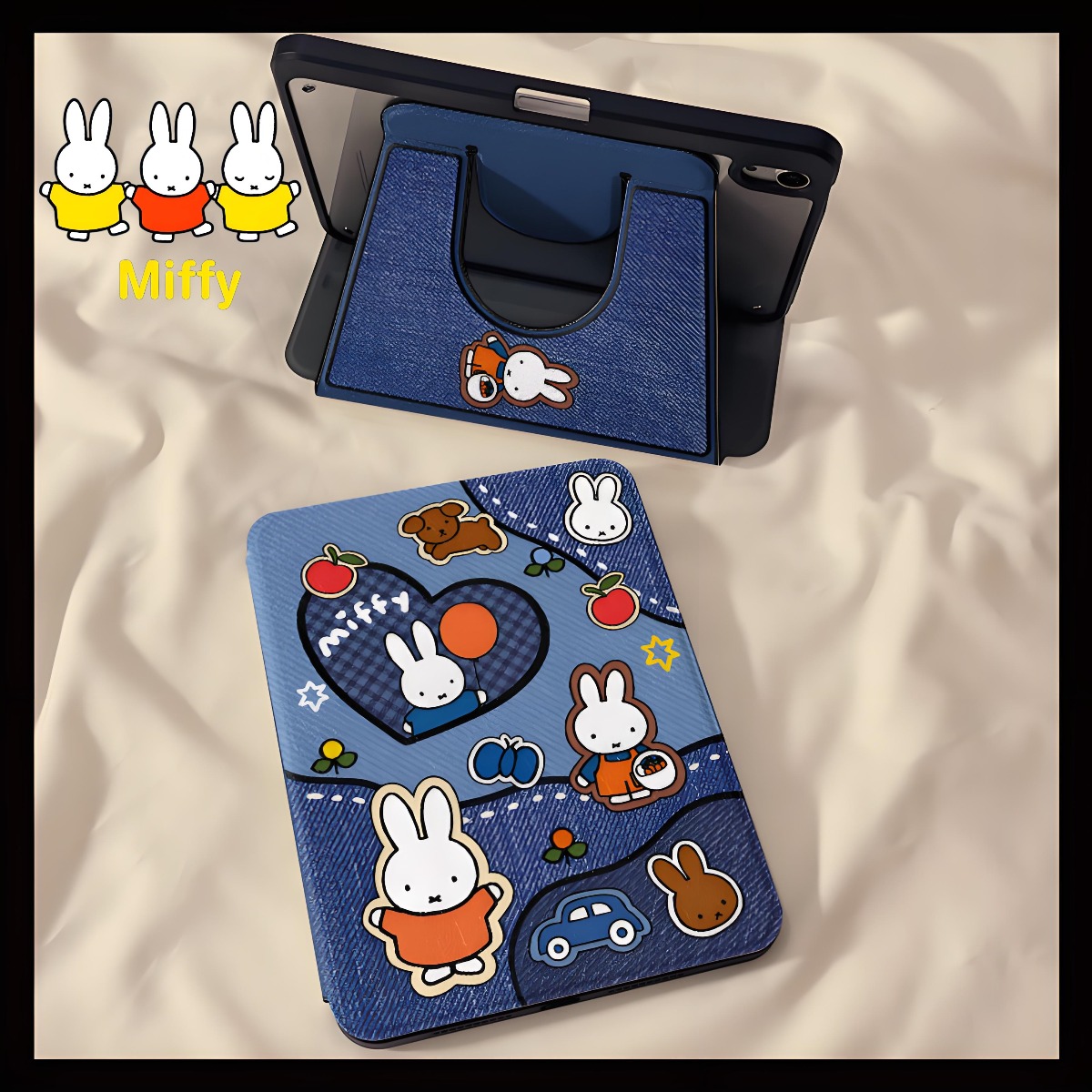 Kawaii Miffy Rabbit Tablet Cas - Tablet Accessories Case recension och pris