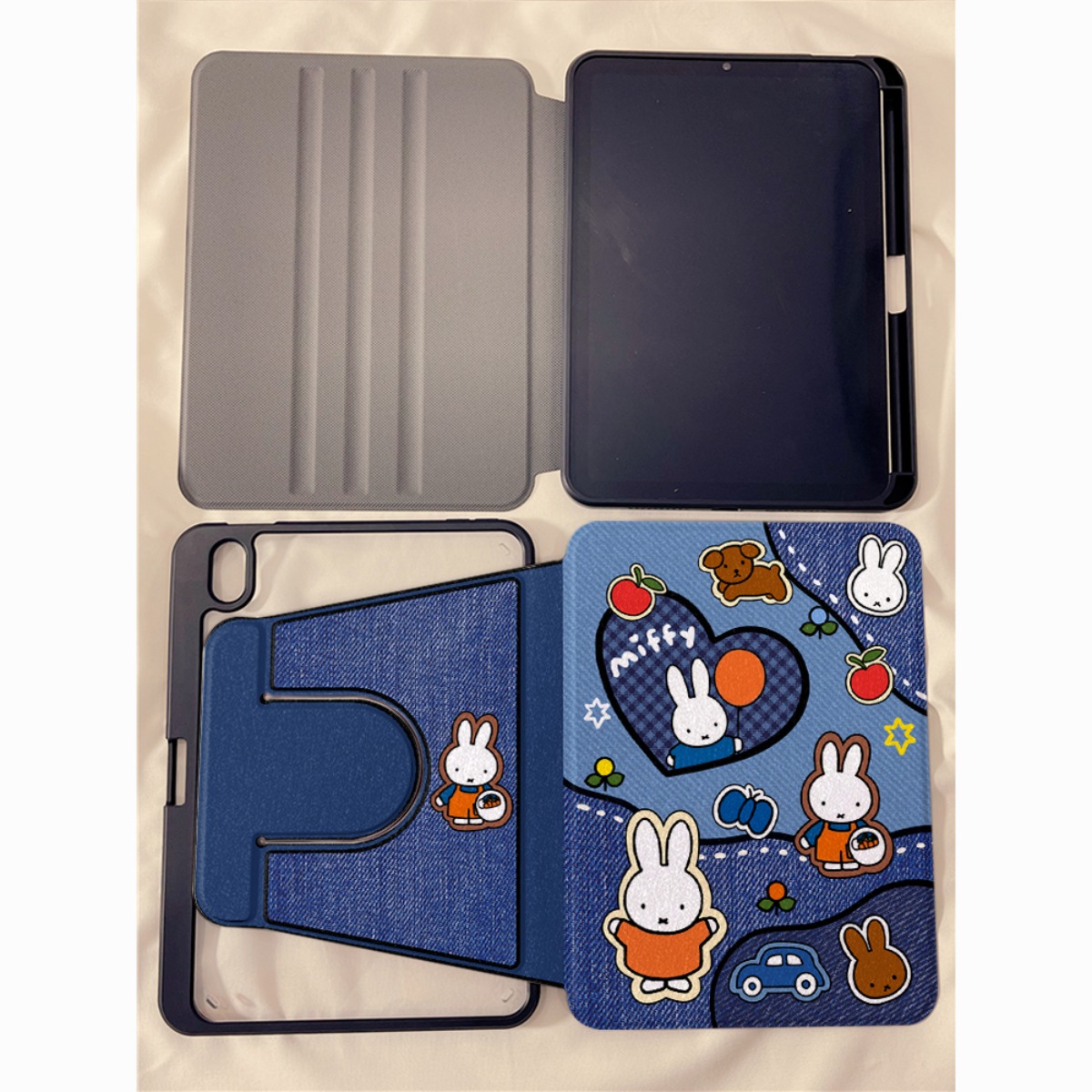 Kawaii Miffy Rabbit Tablet Cas - Tablet Accessories Case recension och pris