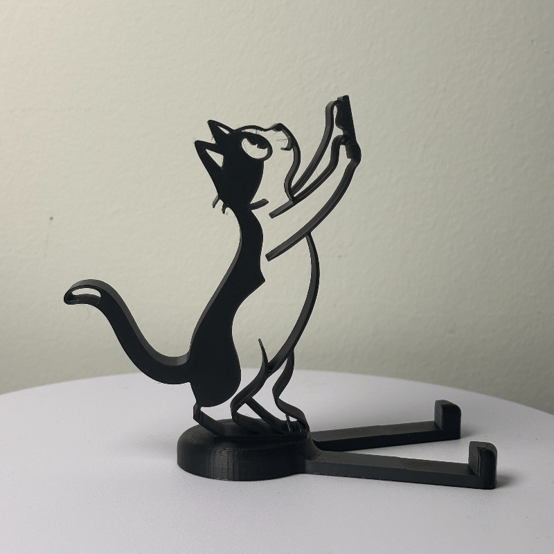 Abstract Hollow Line Cat Phone - Useful Tablet Accessories recension och pris