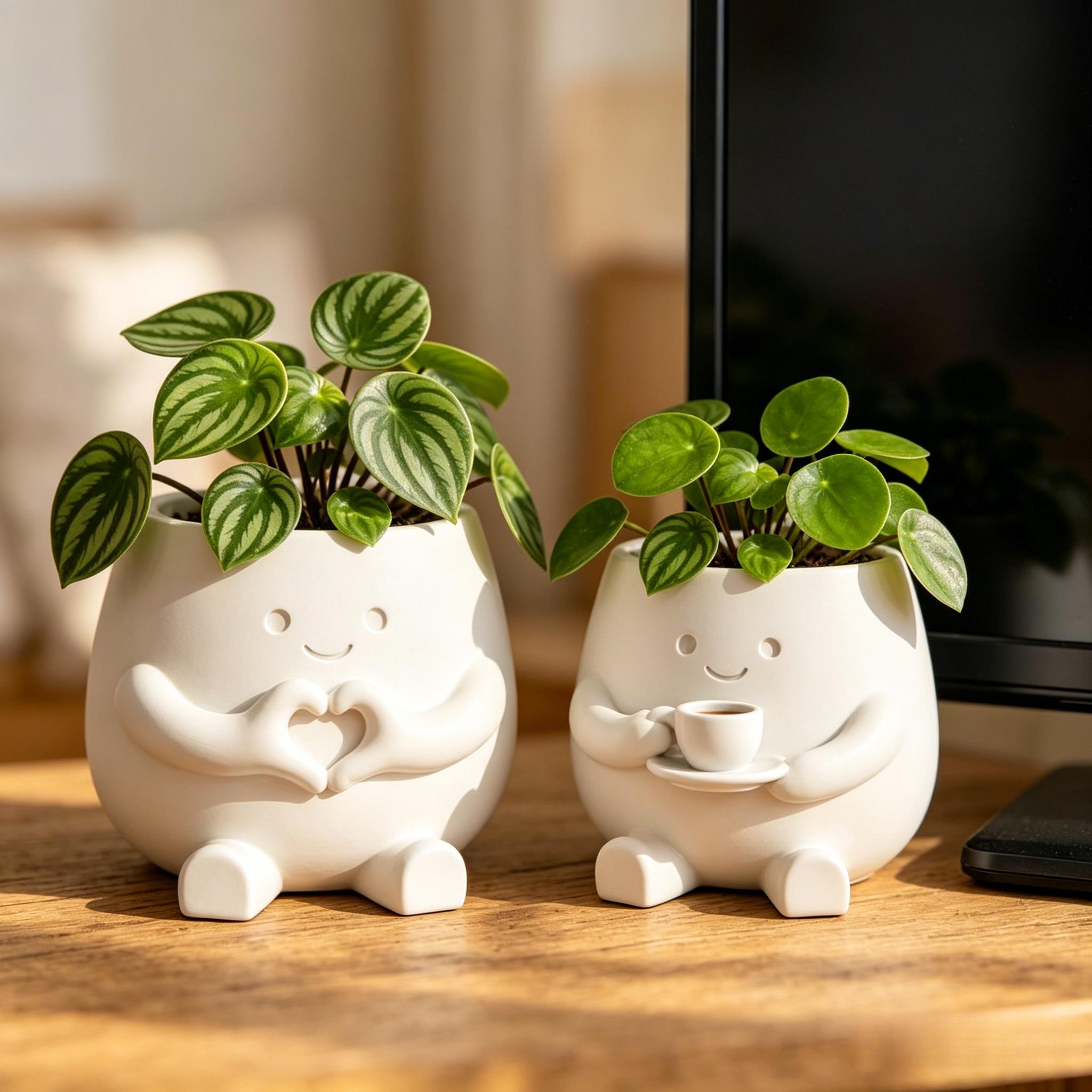 2Pcs Flower Pots, Suitable for - Tablet Reading Accessories recension och pris
