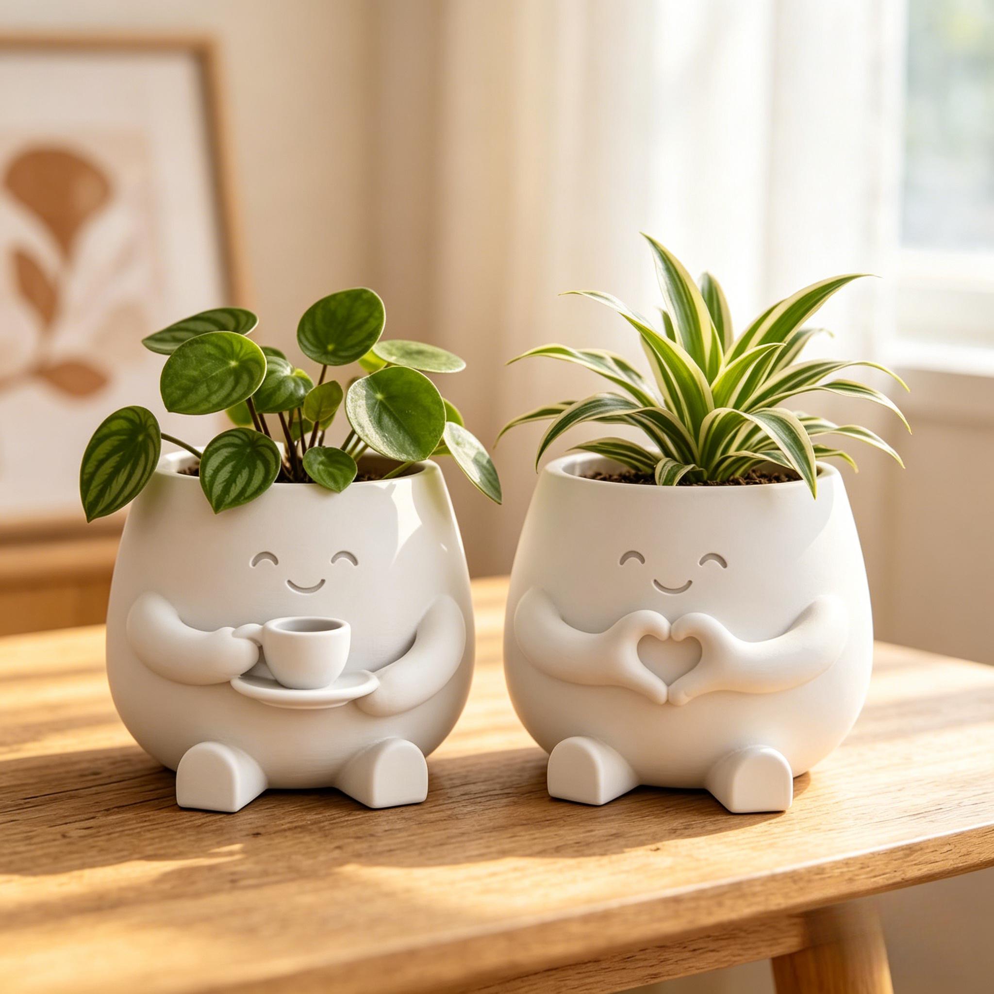 2Pcs Flower Pots, Suitable for - Tablet Reading Accessories recension och pris