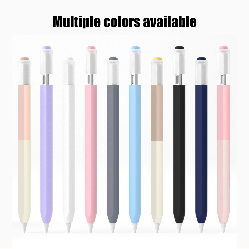 Color Splicing Silicone Pen Ca - Tablet Accessories Case recension och pris