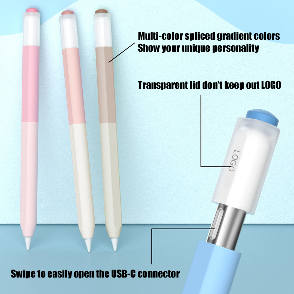Color Splicing Silicone Pen Ca - Tablet Accessories Case recension och pris