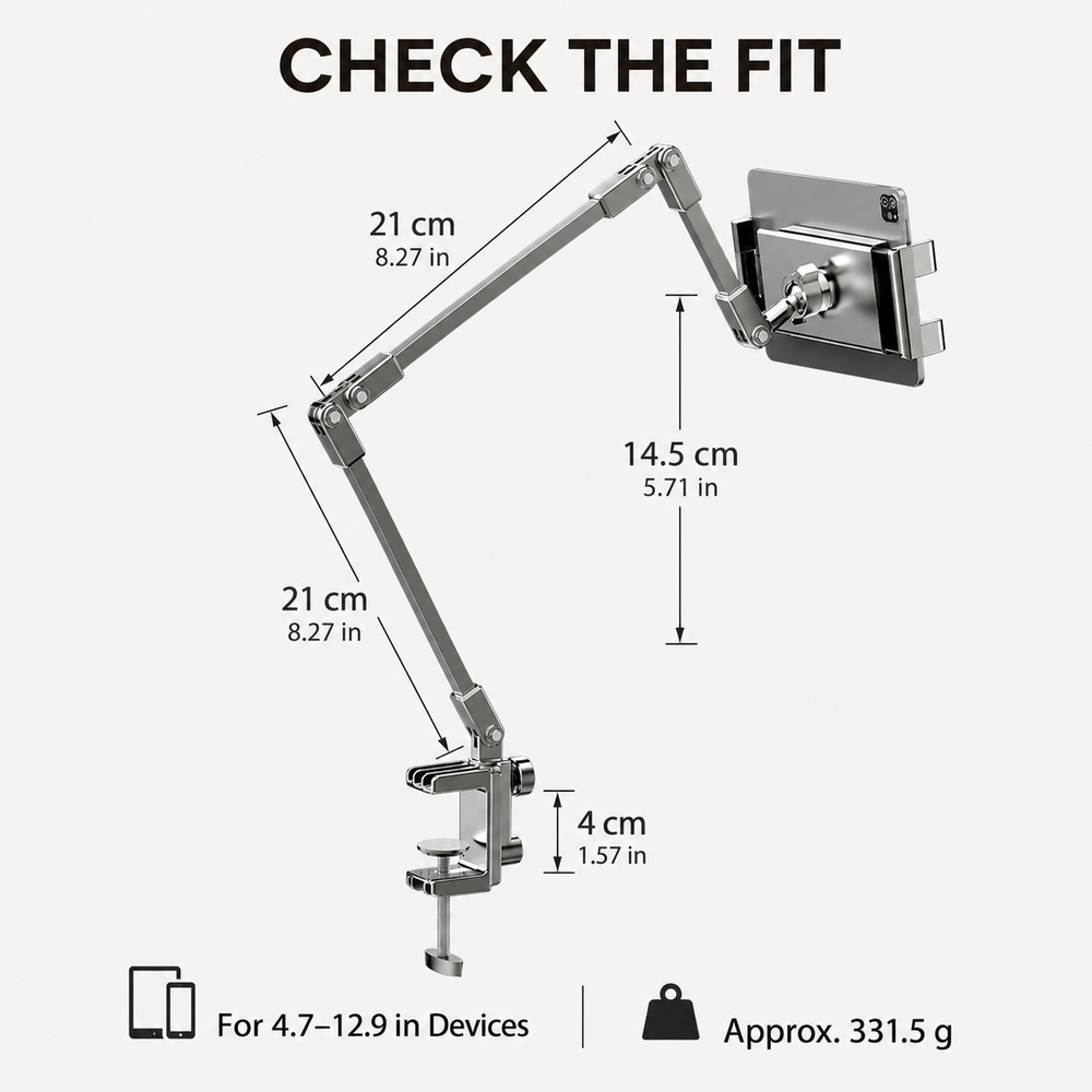 Adjustable Bed Phone Holder St - Useful Tablet Accessories recension och pris