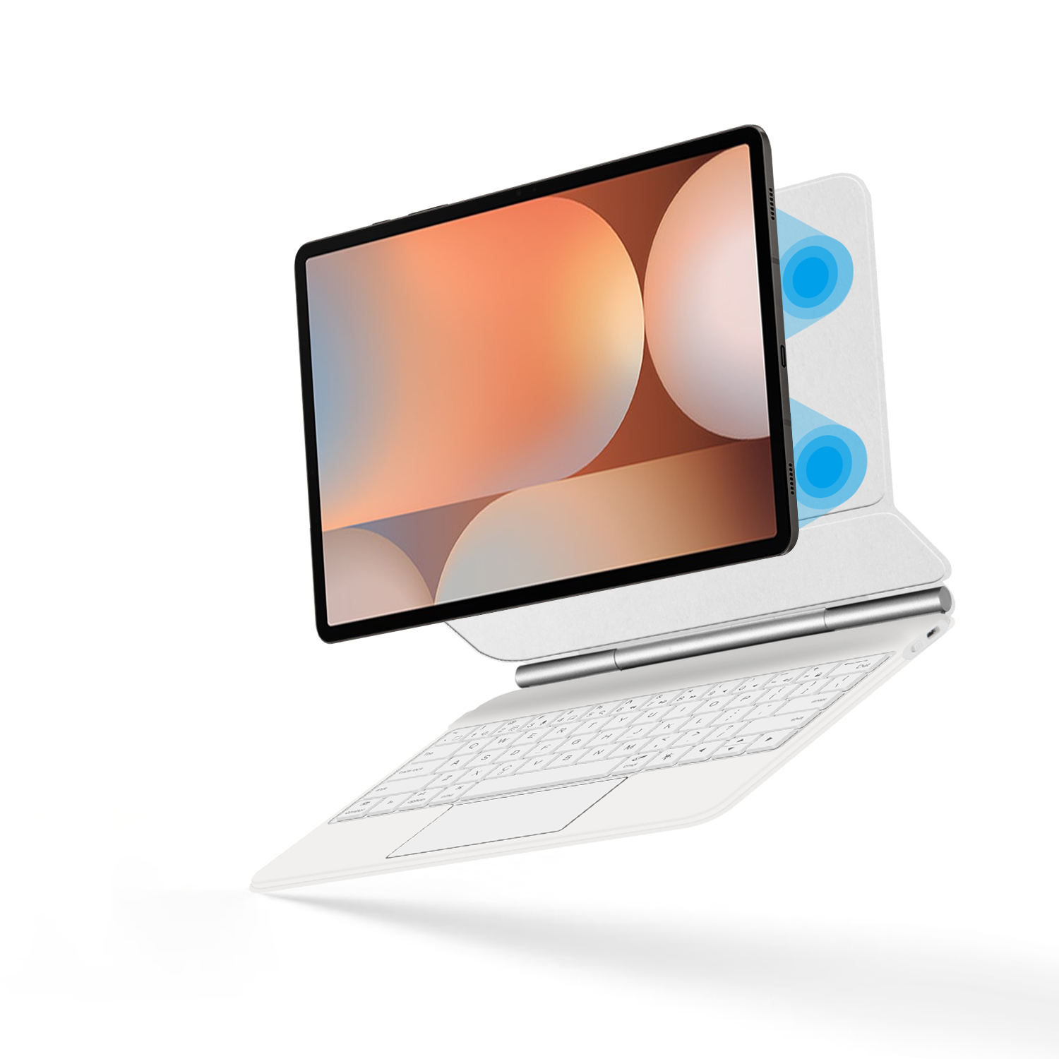 Magic Keyboard For Samsung Gal - Tablet Keyboard Case recension och pris