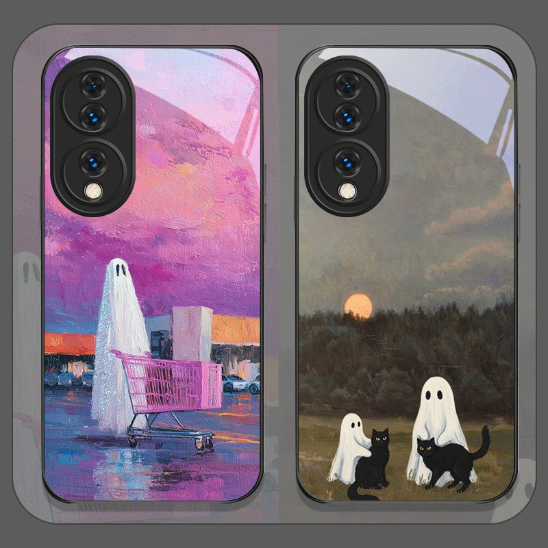 Cute Cartoon Black Cat Ghost P - Huawei Nova 12 recension och pris
