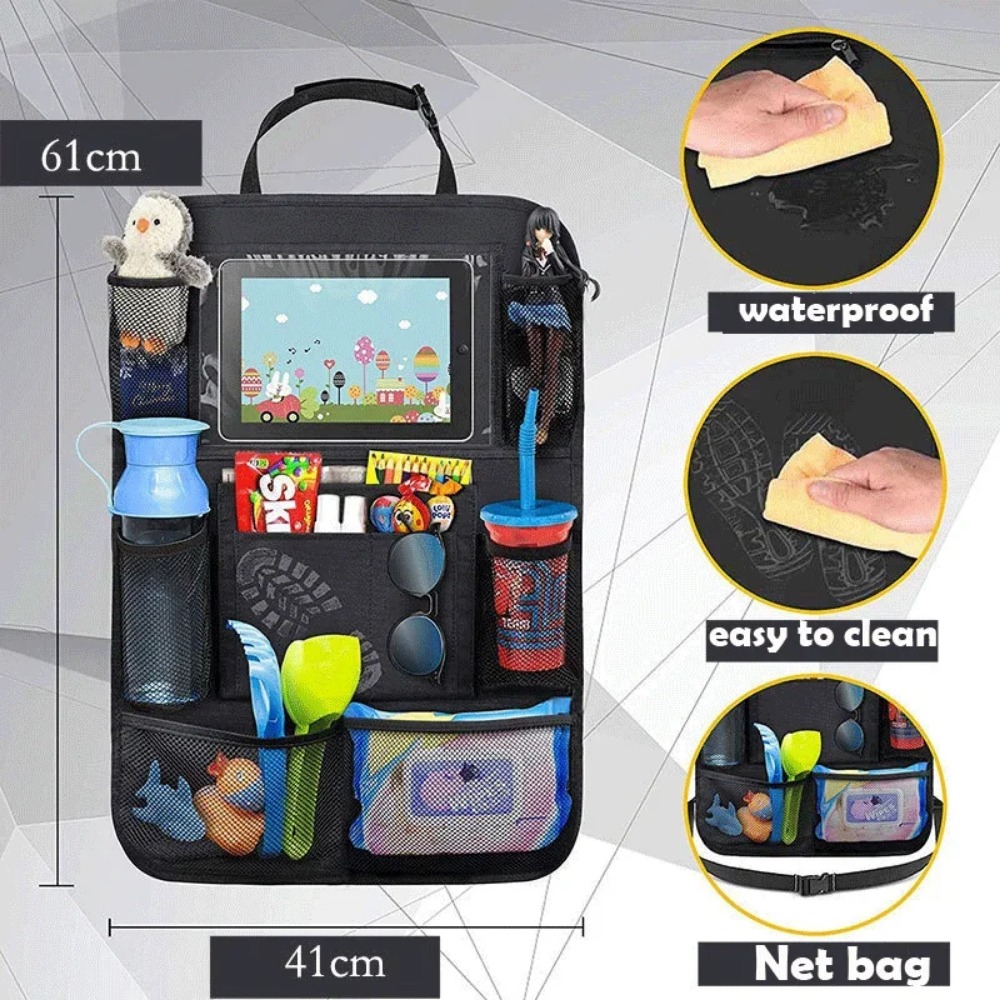 Car Seat Back Organizer 9 Stor - Toddler Tablet Accessories recension och pris