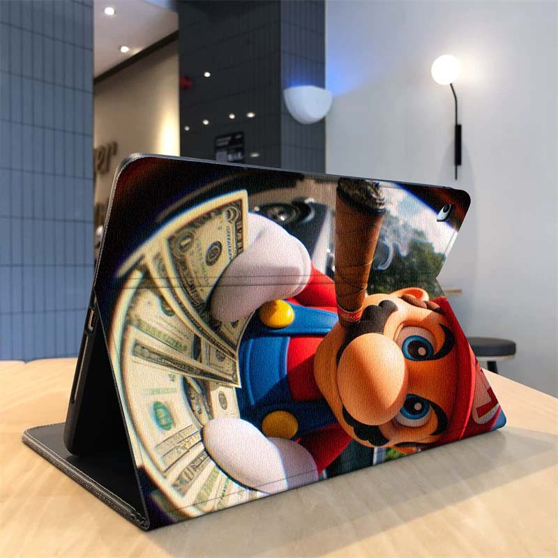 Cartoon M-Marios Art For Samsu - Samsung Tablet S10 Accessories recension och pris