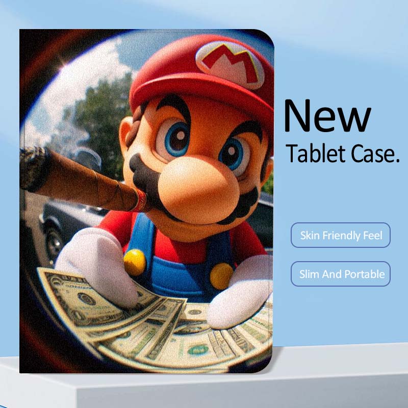 Cartoon M-Marios Art For Samsu - Samsung Tablet S10 Accessories recension och pris