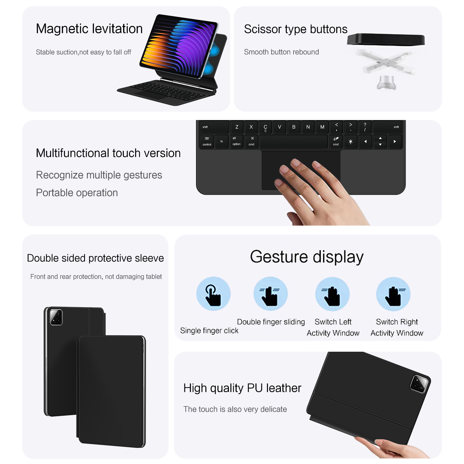 Magic Keyboard For Xiaomi Pad  - Tablet Keyboard Case recension och pris