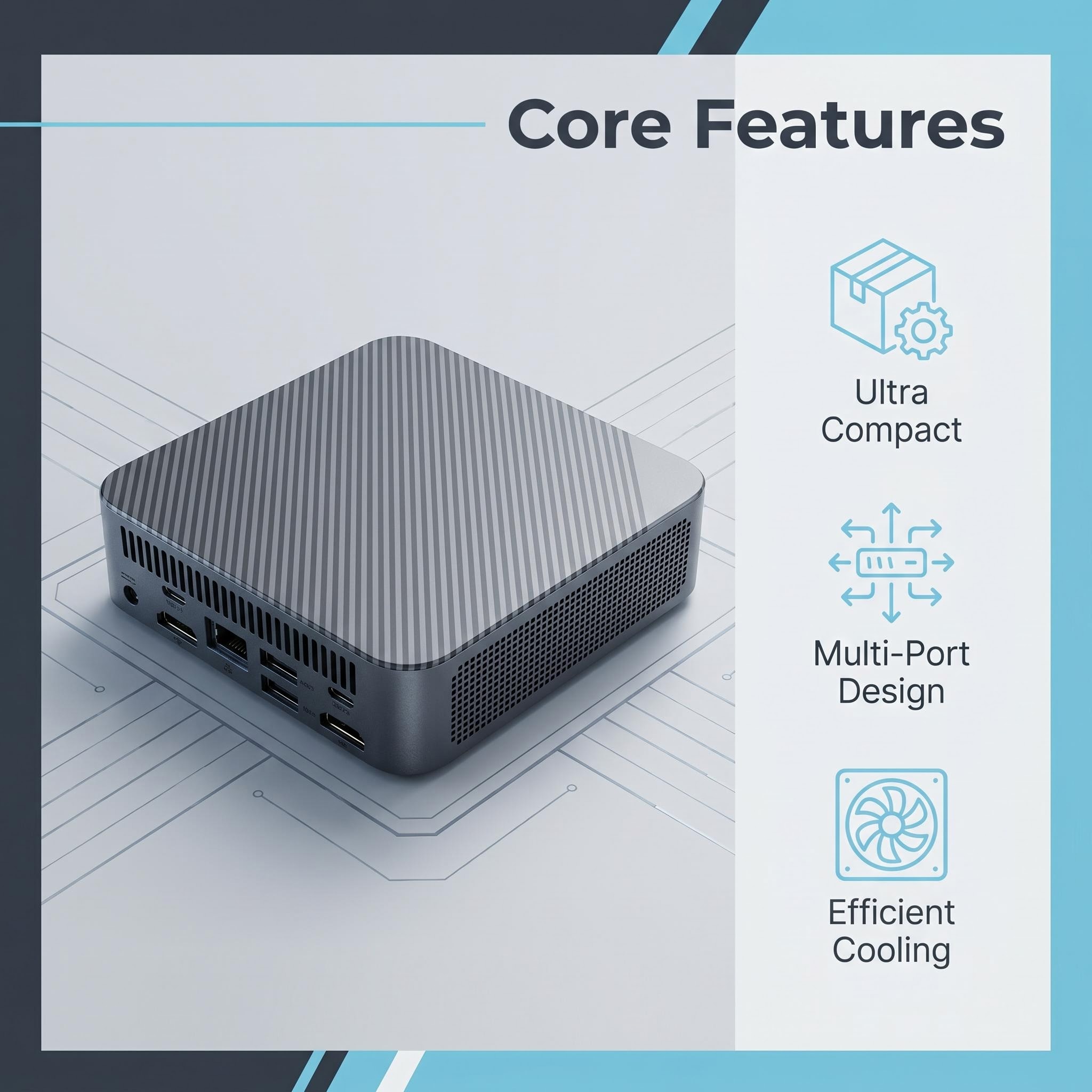 Intel N150 Small Mini PC 16GB  - Tablet Lap Desk recension och pris