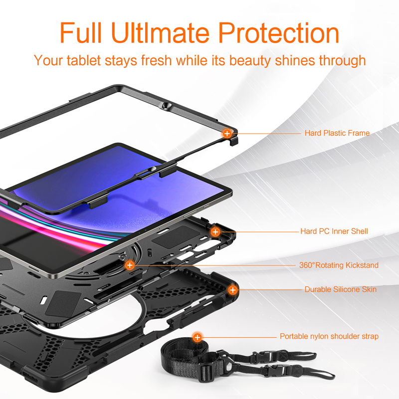 Heavy Duty Shockproof Case For - Samsung Tablet S10 Accessories recension och pris
