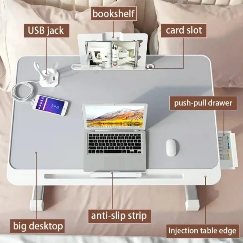 Laptop Bed Tray Table Adjustab - Tablet Lap Desk recension och pris