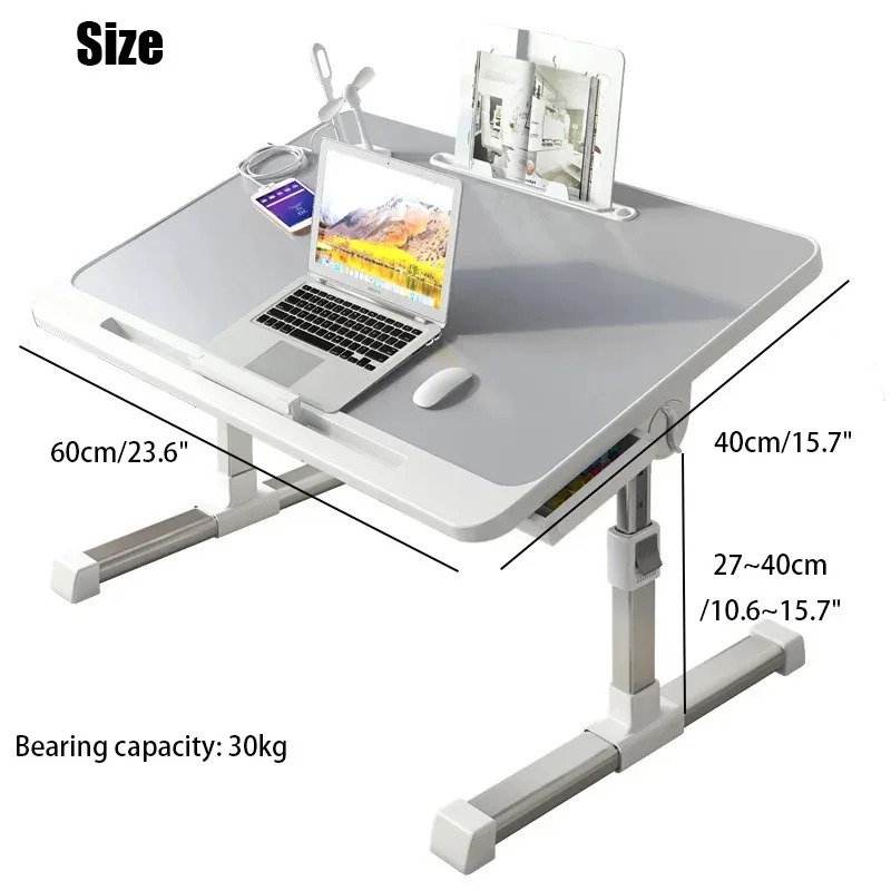 Laptop Bed Tray Table Adjustab - Tablet Lap Desk recension och pris