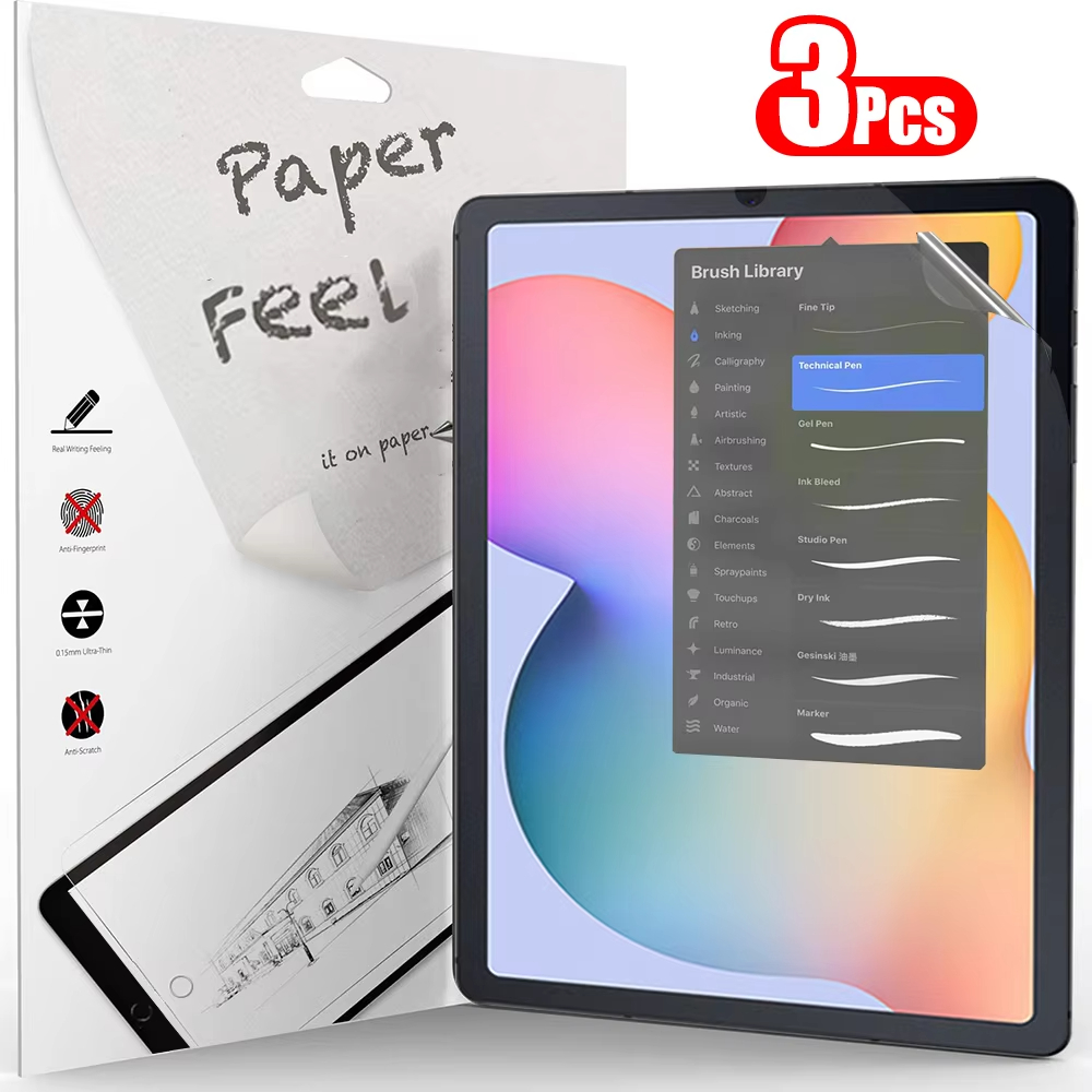 3Pcs Paper Feel Like Screen Pr - Samsung Tablet S10 Accessories recension och pris