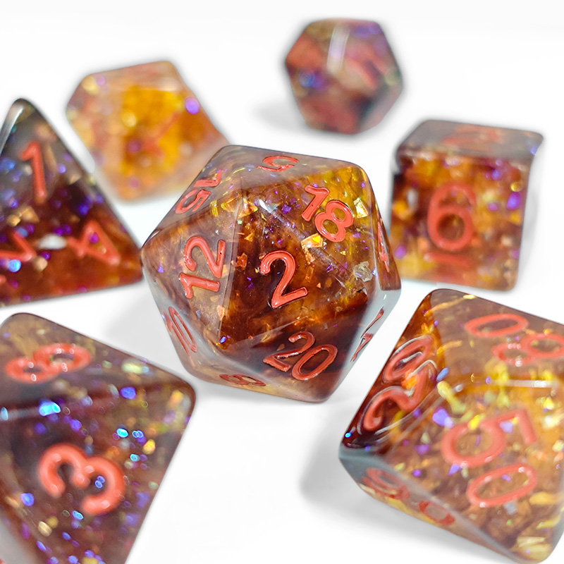 Fire Orange Confetti Resin Pol - Tablet Accessories Kit recension och pris