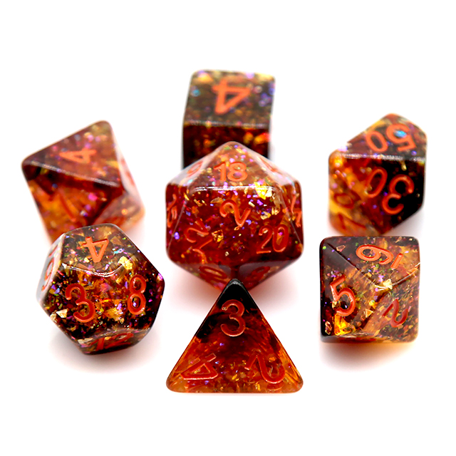Fire Orange Confetti Resin Pol - Tablet Accessories Kit recension och pris